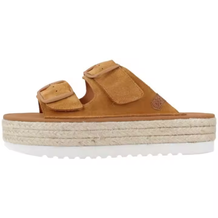 Sandalias Popa Collao Serraje para mujer en color marron - 1