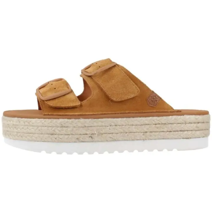 Sandalias Popa Collao Serraje para mujer en color marron - 1