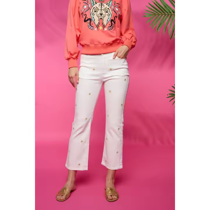 Pantalón blanco vaquero  -Minueto- Golden - 1