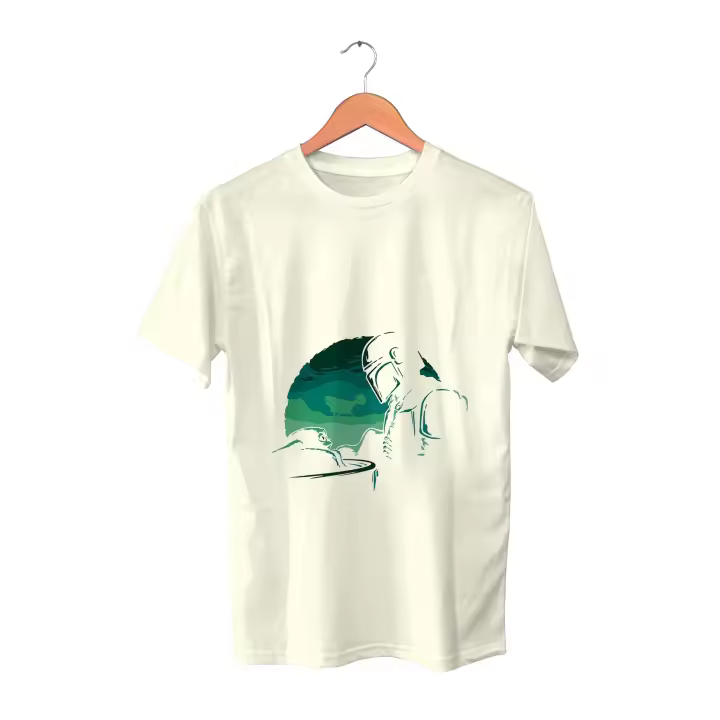 Camiseta Mandalorian. Star Wars. La guerra de las galaxias. Baby Yoda. Grogu. Mando. Varios colores. Todas las tallas. - 1