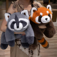 Juguete De Peluche Suave Y Divertido De Zorro Raccoon Panda Para Decoración De Habitación Familiar Regalo De Cumpleaños O Navidad Para Niños - details 0