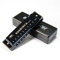 Harmonica Diatónica De 10 Agujeros En Clave De C Con Estuche Para Principiantes Y Niños Regalo De Blues Con Estuche - details 1