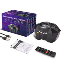 Proyector Estrellas Cadrim, Proyector Aurora Boreales, Lámpara de proyector estrellado con Altavoz Bluetooth Control Remoto Luna estrellada para fiesta Regalos para Niños/Amigos - details 5