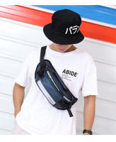 Bolsa De Cintura Para Hombres Antirrobo Con Correa Reflectante Múltiples Funciones Bolsa De Hombro Estilo Casual Material Nylon - details 10