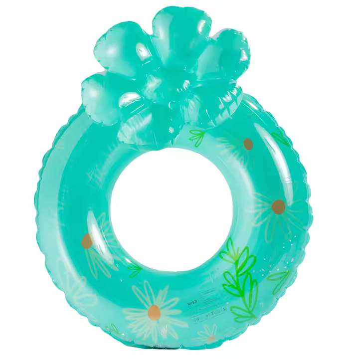 Flotador inflable de margaritas Azules para adultos, suministro de natacion para adultos, flotador de verano para adolescentes y niñas. - 1