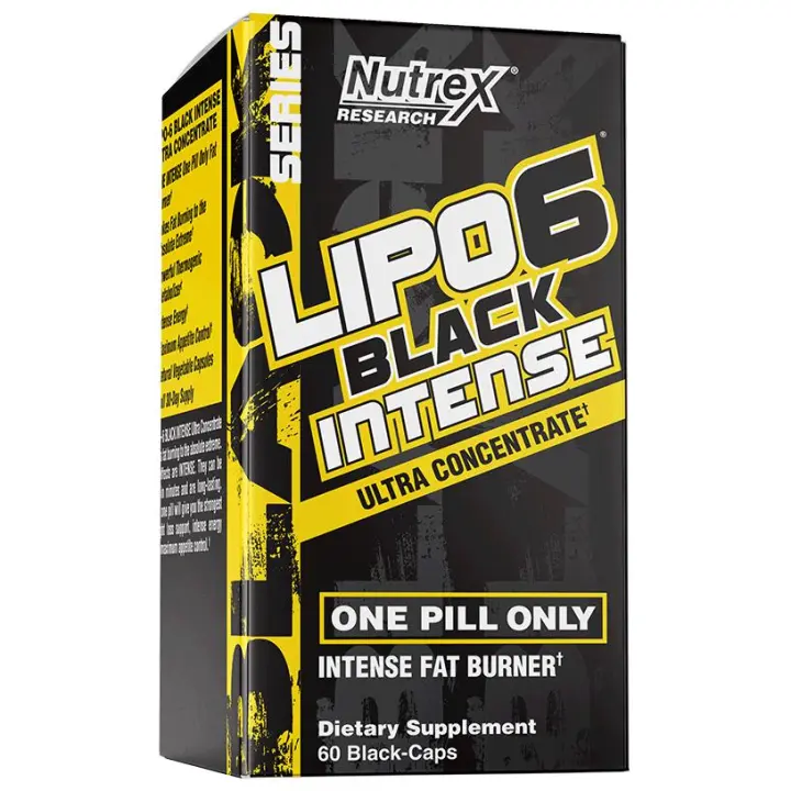 Lipo 6 black intense 60 capsulas nutrex research - 1