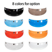 Visera Universal Para Motocicleta Con 3 Botones De Cierre Pantalla Protectora Antigolpes Para Casco De Carretera - details 0