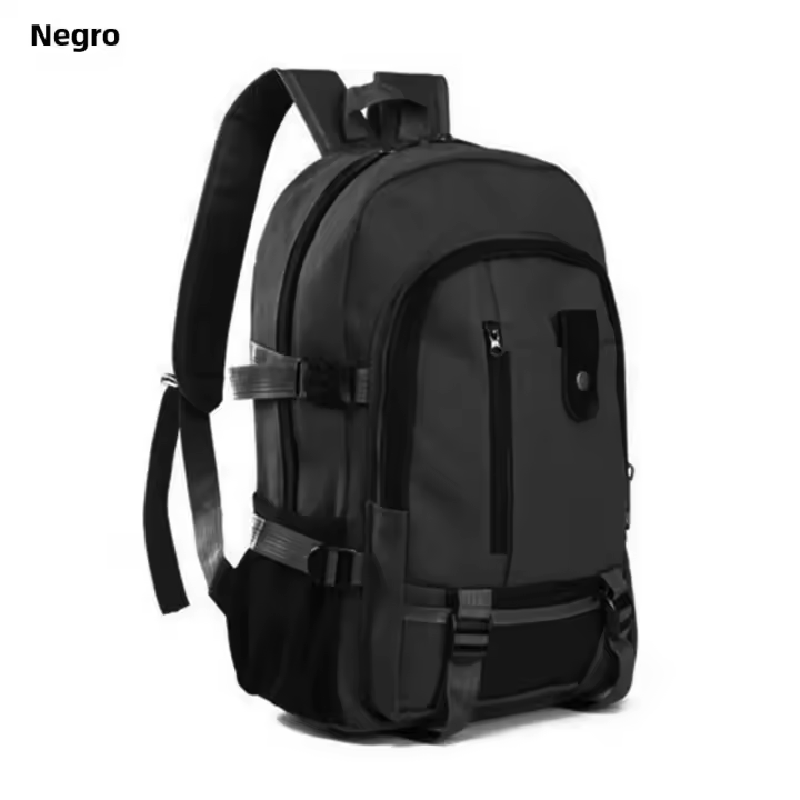 Mochila Grande Unisex Para Viaje Trabajo Deportes Senderismo Bolsa De Hombro Durable Capacidad Grande Ligera Impermeable Con USB - 1