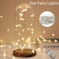 Luz De Hada LED 4M CR2032 Decoración De Navidad Para Bodas Y Fiestas En La Habitación Cadena De Estrellas Guirnalda De Luces Calidad De Luz Cálida Y Blanca Sin Control Remoto - details 0