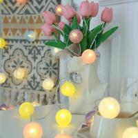 Cadena De Luces Navideñas Con 10 LED De Algodón USB Lámpara De Decoración Para Casa Exterior Boda Fiesta Colgante De Navidad - details 3