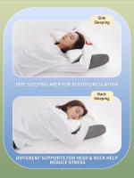 Almohada con memoria nuevo producto almohada para el cuello de rebote lento núcleo de espuma de memoria almohada para ayudar a dormir almohada con memoria almohada cervical uso doméstico - details 4