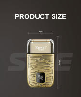 Kemei Afeitadora Eléctrica Profesional Para Cabello Liso Hombres Cabello Liso Trimmer De Barba Sin Cable 2 Hojas Impermeable Suministros De Barbería - details 9