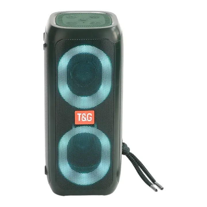 Altavoz Portátil Bluetooth T & G - Para Camping, Salidos a Montaña, Bicicleta y Colgar-TejidoDuradero y Diseño compto - 1