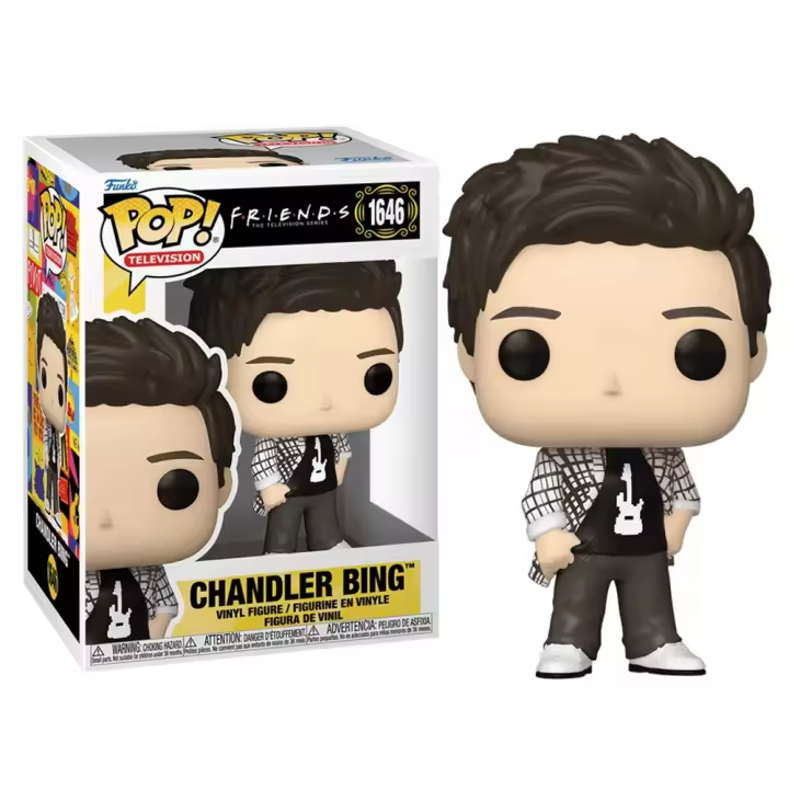 FUNKO POP! FRIENDS – CHANDLER BING (WAY, NO WAY), 80185, Nº1646, PRODUCTO CON LICENCIA OFICIAL - 1