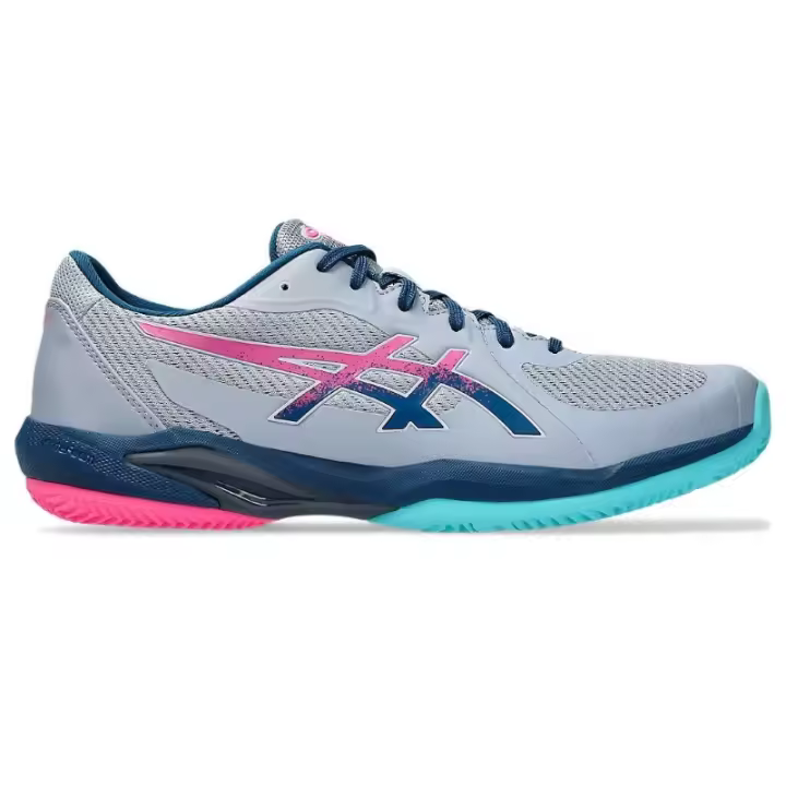 Zapatillas Asics Solution Swift FF 2 Padel Gris Azul Mako - 1