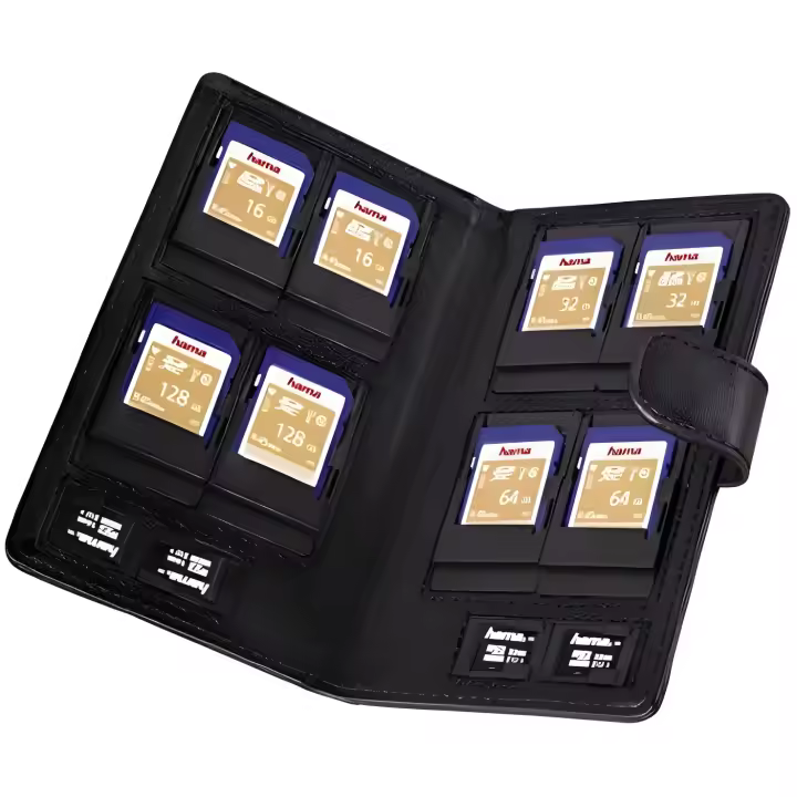 Hama - Vegas f/SD/microSD, 80 x 137 x 16 mm, Negro - 1