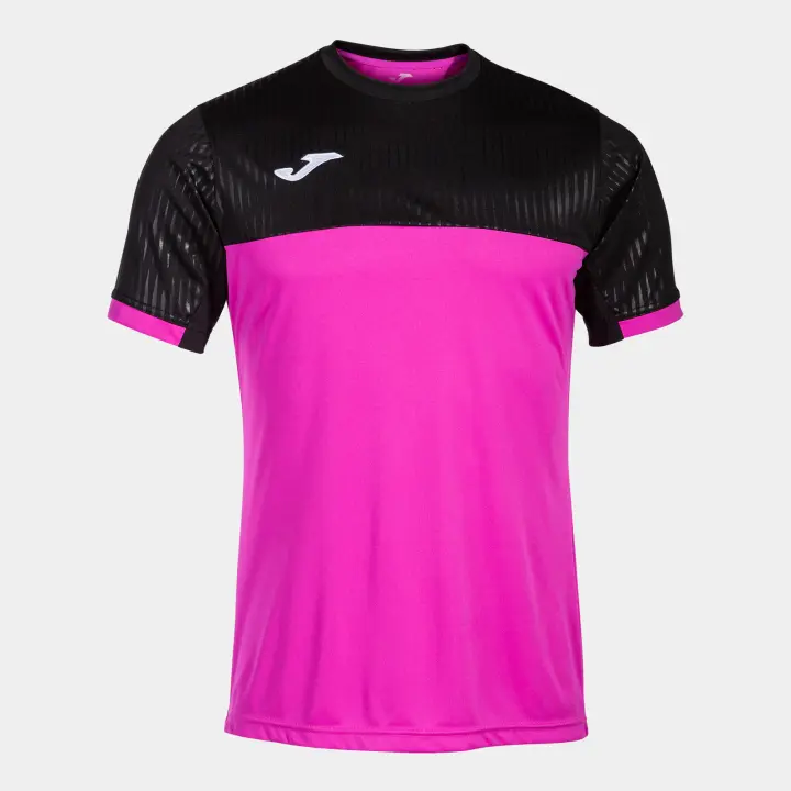 JOMA Camiseta manga corta hombre Montreal rosa flúor negro - 1