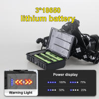 Linterna Frontal LED De Alta Potencia 1000000LM XHP360 Recargable Por USB Para Pesca Y Camping Luz De Cara Resistente Al Agua Con Ángulo De Haz De 60° - details 6