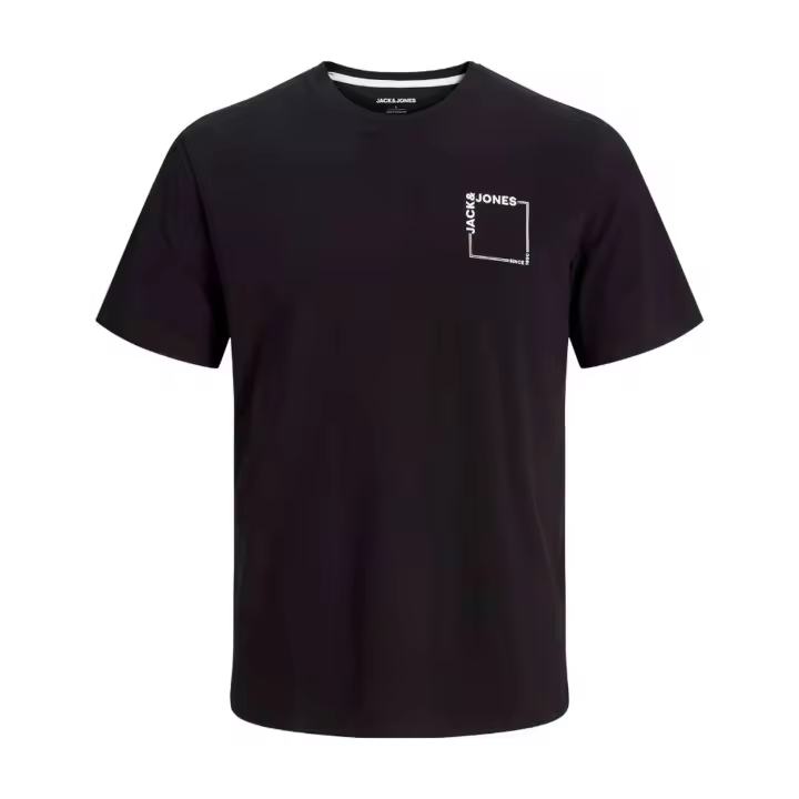 Camisetas De Manga Corta Jack&Jones para Hombre en color Negro - 1