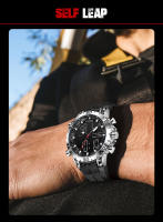 Reloj De Pulsera De Lujo Para Hombre FOXBOX Deportivo Dual Display Quartzo Impermeable Militar Con Caja Regalo Reloj Digital Electrónico - details 1