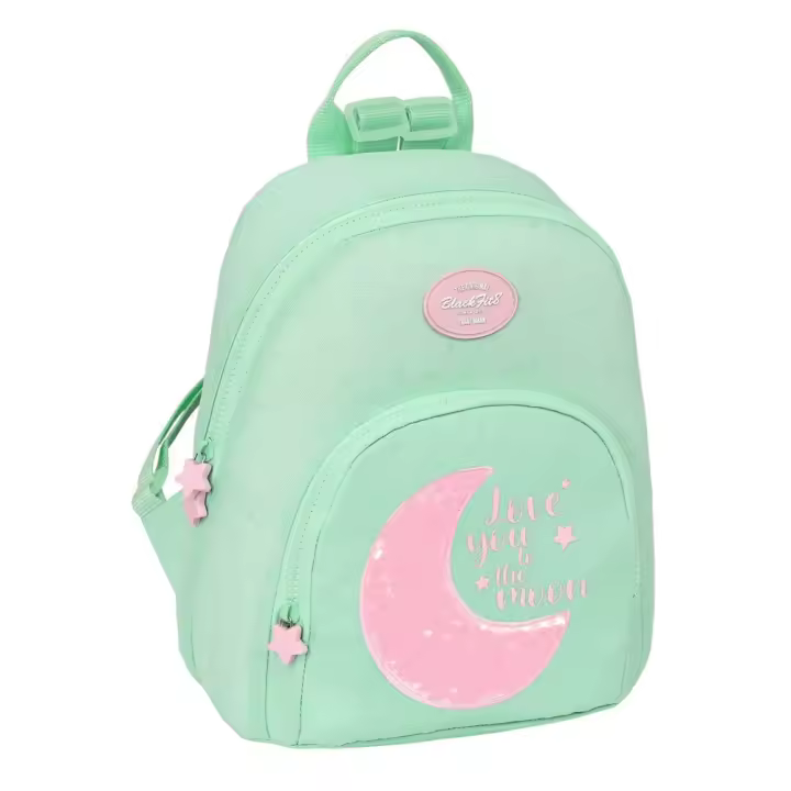 MINI MOCHILA RECICLADO BLACKFIT8 "MOON" 25X30X13 CM (Safta 642340846) - 1