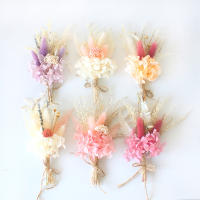 1pc Mini Bouquet De Flores Naturales Secas Para Bodas Boutonnieres Para Best Men Y Llaveros Broche De Flor Corsé Decoración De Navidad - details 2