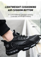 Zapatos De Seguridad Para Hombre Antipinchazos Indestructibles Con Punta De Acero Antideslizantes Y Antichoque Suela De Goma - details 13