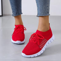 Zapatos Deportivos De Moda Para Mujer Verano Clásicos Transpirables Casual Con Cordones Ligeros Y Cómodos Para Correr Y Uso Diario - details 18