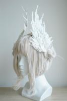 Clip De Pelo Con Alas De Angel Feathers Accesorios De Peluquería Lolita Anime Cosplay Negro Y Blanco Para Halloween Uso Unisex - details 17