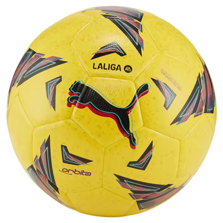 Puma Balón ORBITA LA LIA Amarillo Talla 5 084108-02 - Alto Rendimiento | Diseño Llamativo - 1