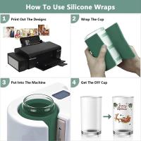 3Pcs Envoltura De Silicona Para Taza Tumbler De 20/16/12OZ Para Máquina De Presión Con 3 Grados De Espesor Accesorio Para Tazas Y Tumbler - details 4