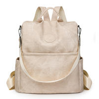 Mochila de verano para mujer, nueva, de PU, multifuncional, antirrobo, de un solo hombro, tipo mensajero, bolso de viaje - details 1