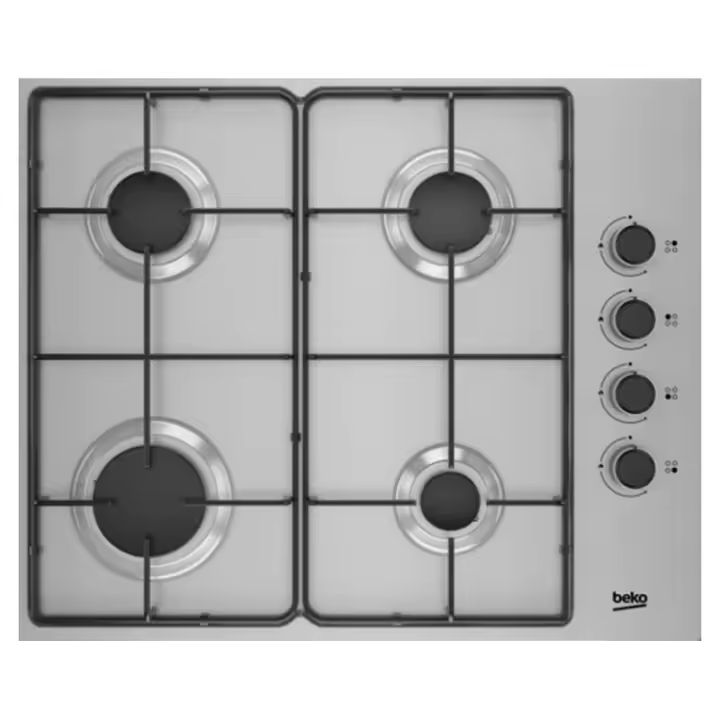Placa Gas BEKO HIGG 64103 SX 4f Inox Butano - 1