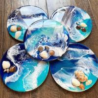 Molde De Silicona Para Artesanía Y Joyería Forma Redonda Transparente Herramienta Para La Creación De Pendientes De Epoxy Y Agates DIY - details 3