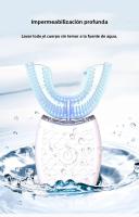Cepillo De Dientes Eléctrico Ultrasonido Inalámbrico Para Adultos En U Con Carga Silicona Impermeable Vibración 360 Grados - details 3