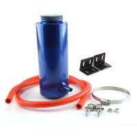 Tanque De Radiador Universal 800ml Tanque De Expansión De Antifreeze Reservorio De Escape De Enfriamiento Aluminio Para Coche Estilo - details 2