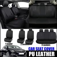 Fundas Universales para Asientos de Coche - Juego Complete de Protectores de Cuero PU - Accesorios Interiores para Automóviles - 9 Piezas - Nuevo - details 7