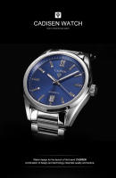 Reloj Mecánico Automático Para Hombre CADISEN Luminoso Con Cristal De Zafiro Acero Inoxidable Resistente Al Agua 10Bar Reloj Verde AR Coating - details 1