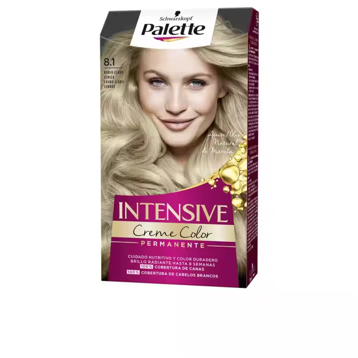 PALETTE INTENSIVE tinte #8.1-rubio claro ceniza 1 u - 1