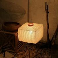 Lámpara De Mesa Akari Noguchi Japonesa Diseño Impreso En Papel De Arroz Decoración Para Escritorio Dormitorio Luz Suave Y Ambiente - details 2