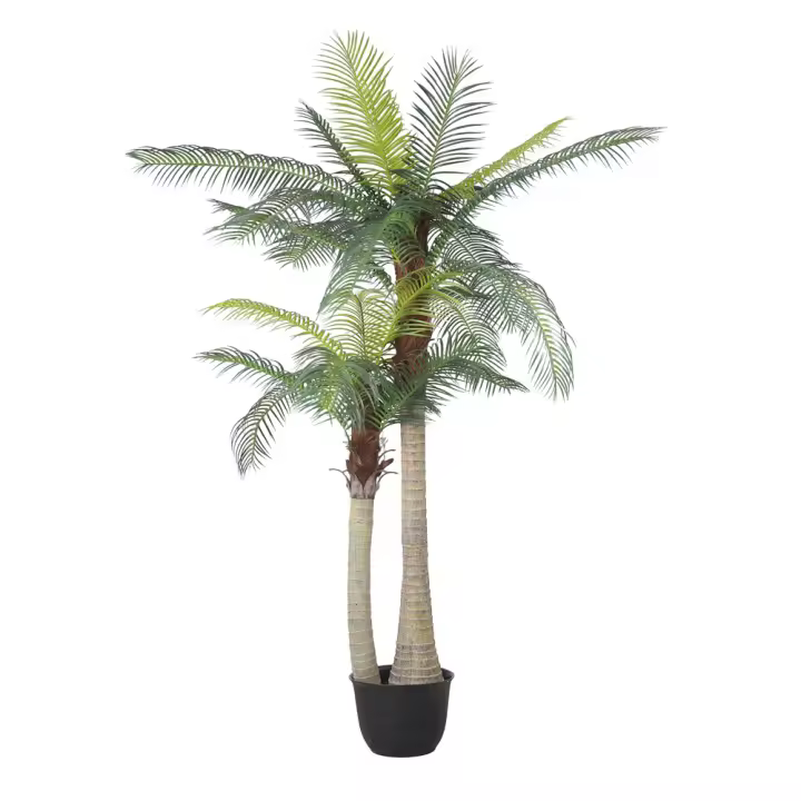 Poenia Arte Floral - Planta Artificial de Palma Areca 215cm - REF 631269 - Decoración Realista - 1