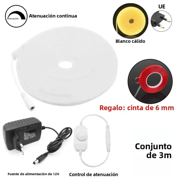 Tira De Luces LED Controlable Por APP Impermeable Para Iluminación Neón Debajo De Gabinete Para Armario Dormitorio Luz De Fondo Para La Noche En El Hogar - 1