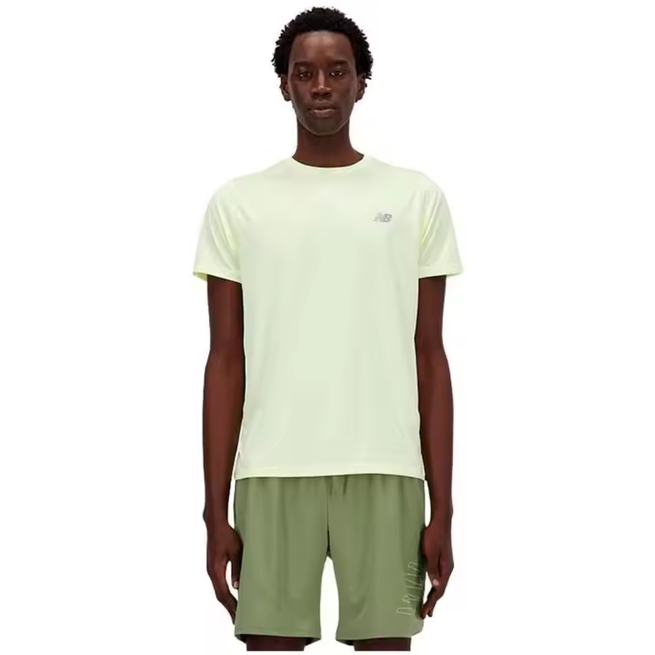 Camiseta de Manga Corta New Balance Sport Essentials para hombre en color verde - 1