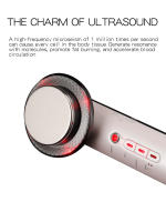 Máquina De Belleza Ultrasonido Cavitation Levantamiento Facial EMS Infrarrojo Ultrasonido Masajeador Delgadurizante Antienvejecimiento - details 7