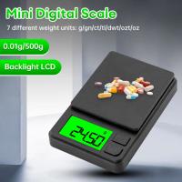 Báscula De Bolsillo Digital Precision 1000g X 0.1g Mini Para Viajes Almacenamiento De Alimentos Joyas En Gramos Y Onzas Con Pantalla LCD Retroiluminada - details 1
