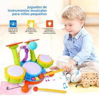 Set De Batería Para Niños Juguetes Educativos De Música Con Microfono Para Niñas Actividades De Aprendizaje Regalos Para Niños De 3 a 12 Años - details 10
