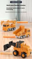Juguetes Magnéticos Para Niños Bloques De Construcción Juguetes Educativos De Vehículos De Construcción Y Robótica Regalo De Cumpleaños - details 5
