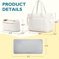 Bolsa de bebé de gran capacidad con bolsa de almacenamiento para bebe - details 3
