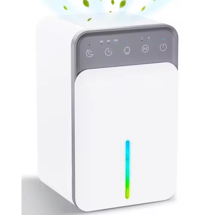 Deshumidificador de Bajo Consumo Eléctrico, Desfreezación Automática, 3 temporizador, Luces de Co, Pequeño, 2 Modos - 1