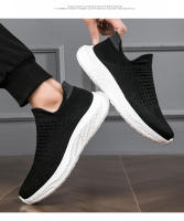 Zapatillas De Correr Para Hombre Y Mujer 2024 Comodidad Alta Durable Blancas De Lona Planas Talla 36-45 Zapatillas Clásicas Sin Cierre - details 1